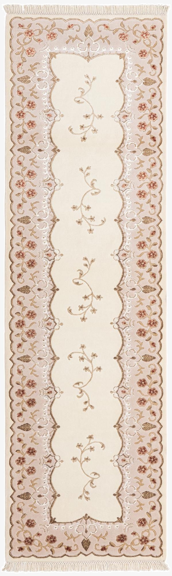 2' 9 x 9' 10  Hand Knotted Darya Wool Runner Rug