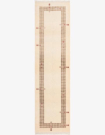 2' 8 x 9' 9 Hand Knotted Darya Wool Runner Rug