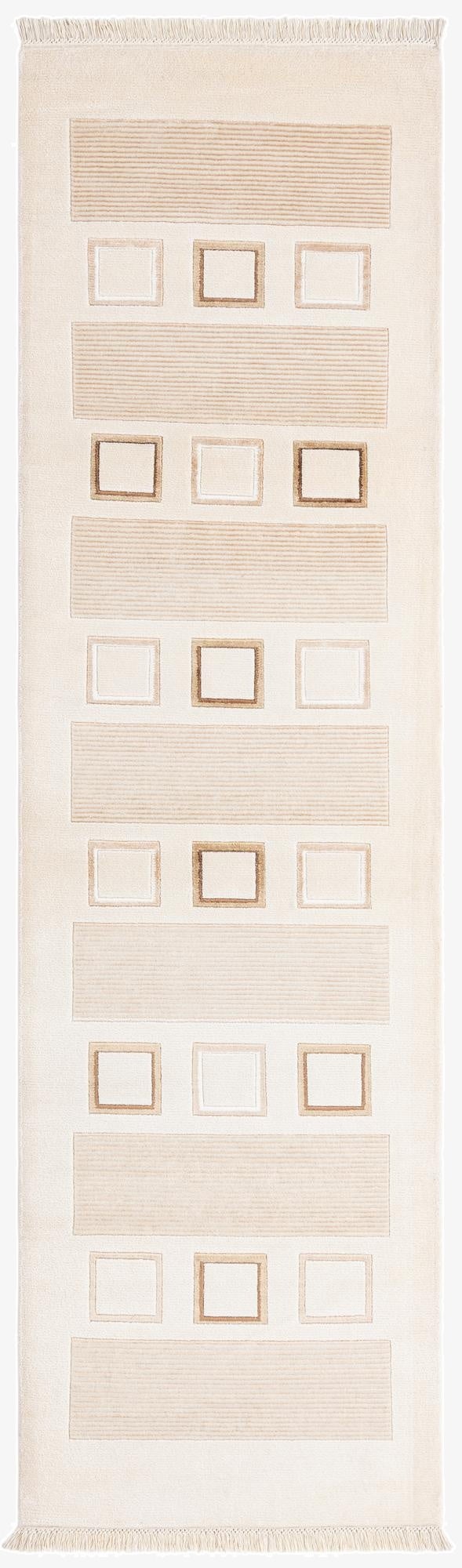 2' 9 x 9' 9  Hand Knotted Darya Wool Runner Rug