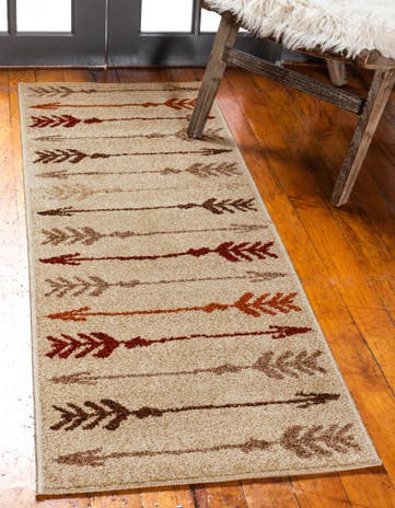 Beige Equinox Runner Rug