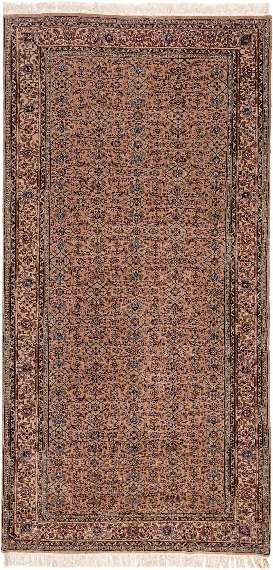 5' 6 x 11' 1 Hand Knotted Farahan Wool Runner Rug