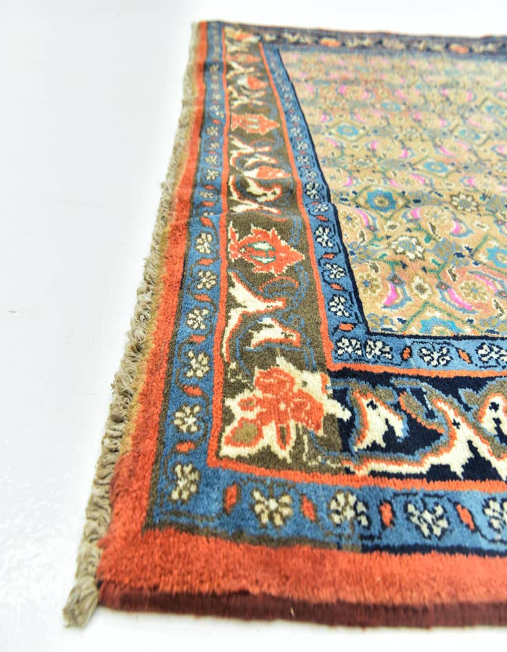 Detail image of 5' 2 x 10' 2  Hand Knotted Farahan Persian Wool Runner Rug