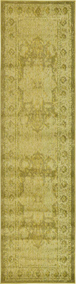 Detail image of 2' 7 x 10' Washable Fleur Runner Rug