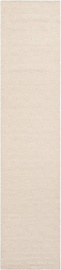 Detail image of 2' 7 x 12' Hand Woven Geo Trellis Flatweave Runner Rug