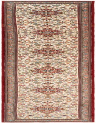 Detail image of 2' 11 x 19' 4 Ghom Runner Rug