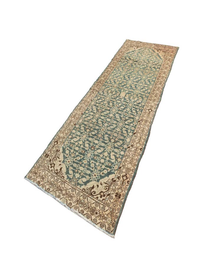 Detail image of 4' 4 x 11' 1 Hamedan Wool Runner Rug