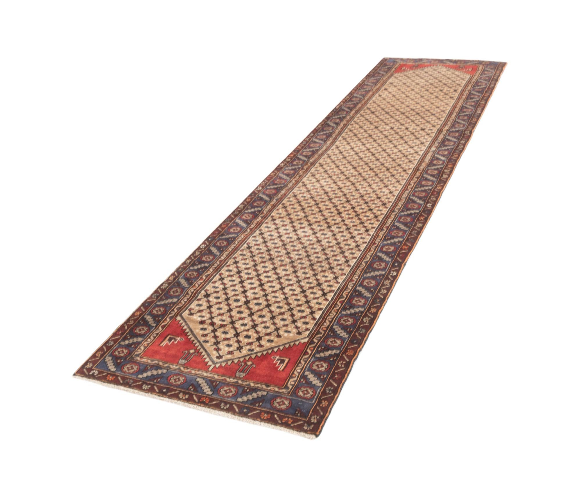 3' 3 x 13' Hamedan Runner Rug