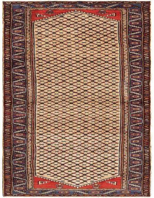 Detail image of 3' 3 x 13' Hamedan Runner Rug