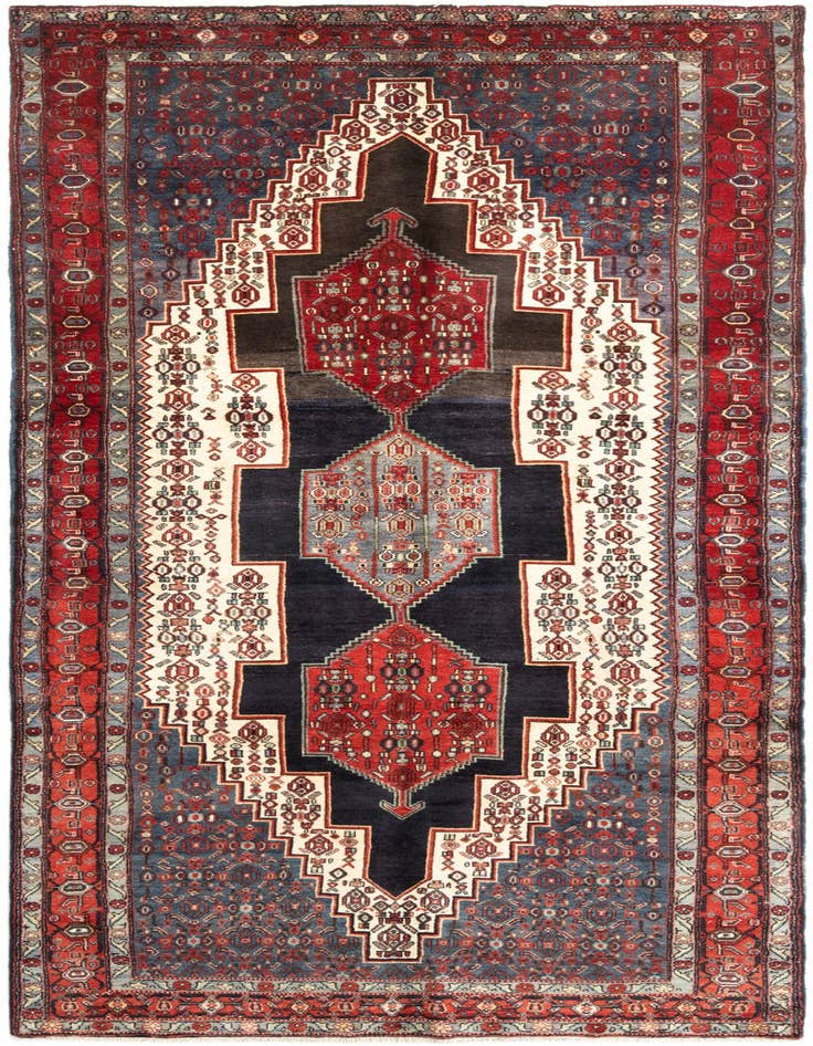 Detail image of 4' 11 x 11' 11 Hamedan Runner Rug