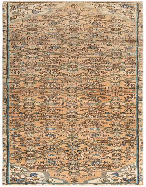 Detail image of 2' 5 x 9' 5 Hamedan Runner Rug