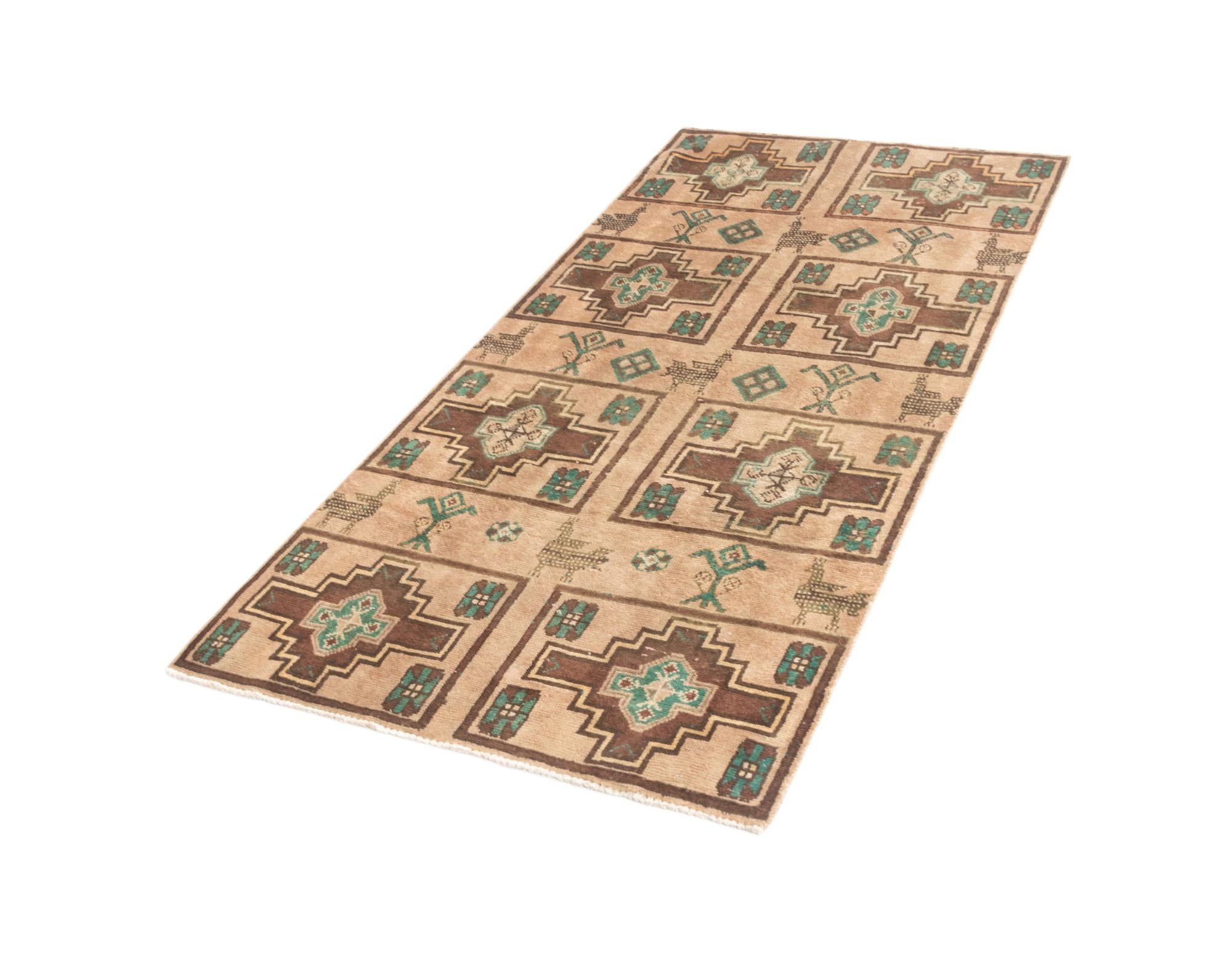 3' 3 x 7' 1 Hamedan Runner Rug