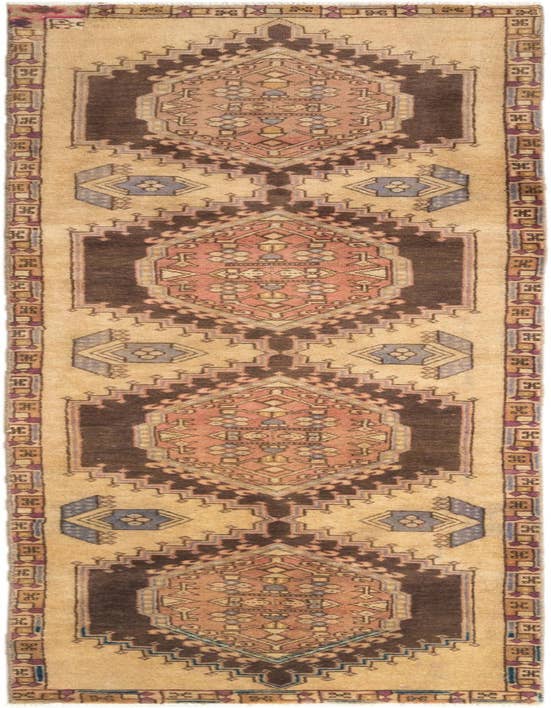 Detail image of 2' 5 x 9' 2 Hamedan Runner Rug