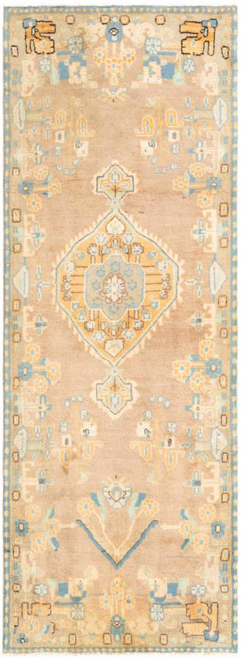 Detail image of 2' 8 x 7' 6 Hamedan Runner Rug