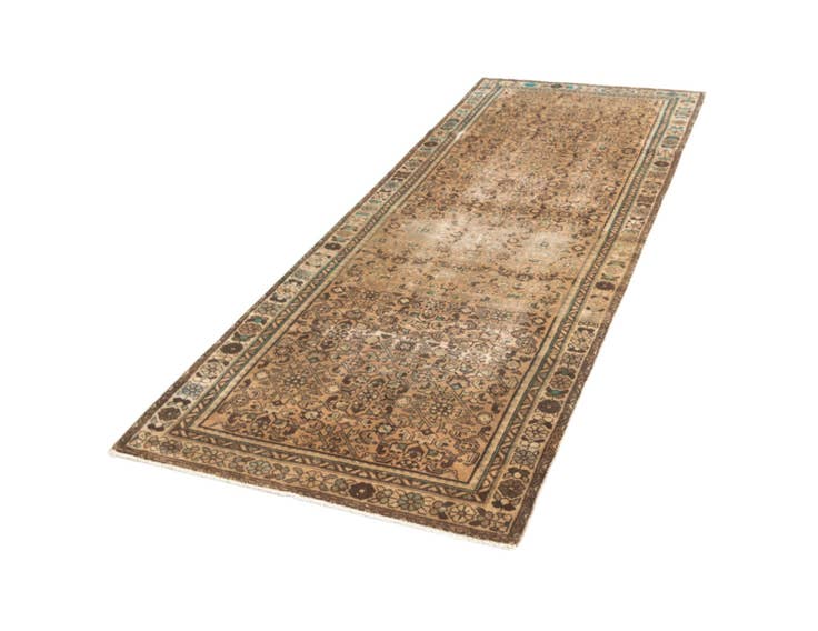 Detail image of 3' 7 x 9' 11 Hamedan Runner Rug