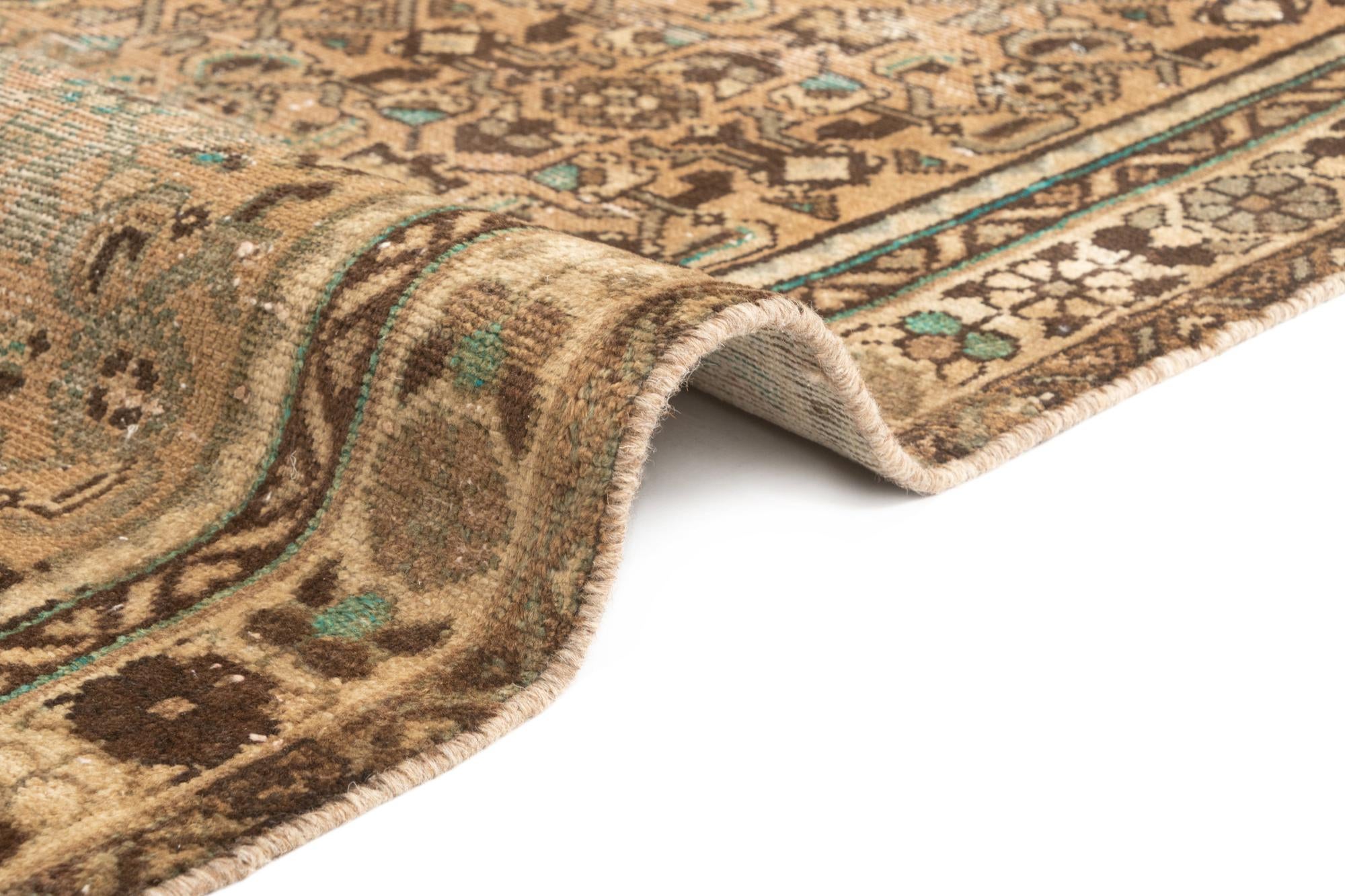 3' 7 x 9' 11 Hamedan Runner Rug