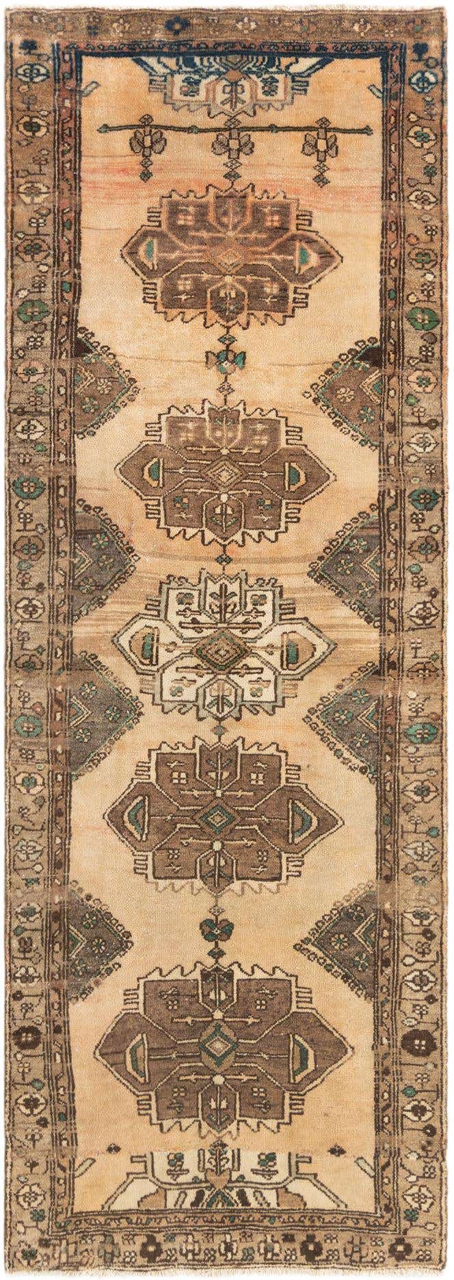 3' 1 x 8' 9 Hamedan Runner Rug