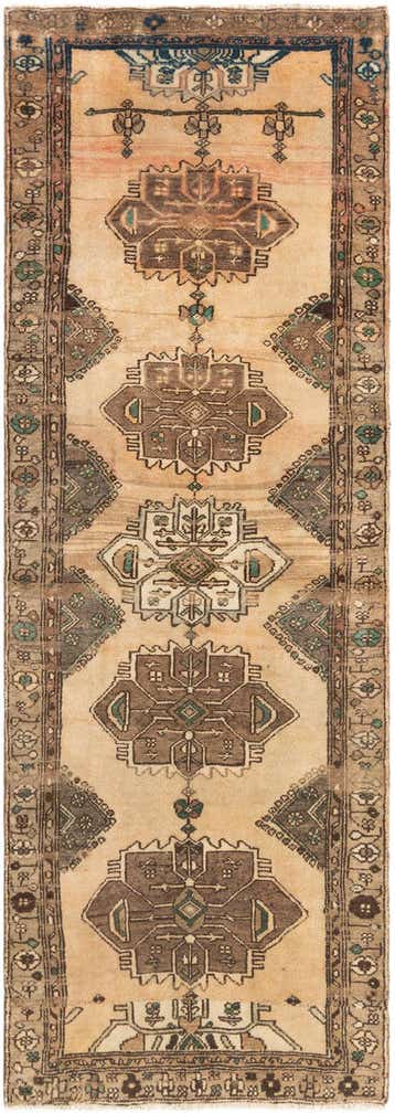 3' 1 x 8' 9 Hamedan Runner Rug