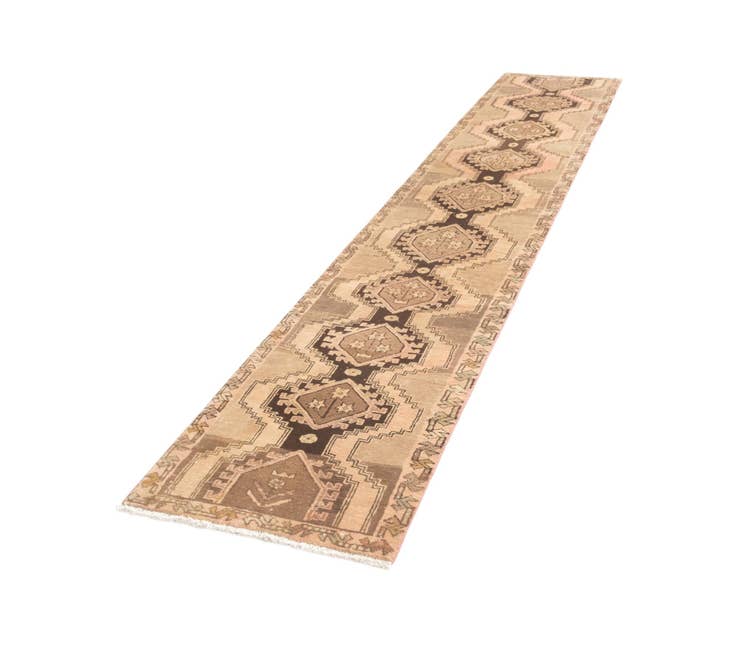 Detail image of 2' 5 x 12' 5 Hamedan Runner Rug