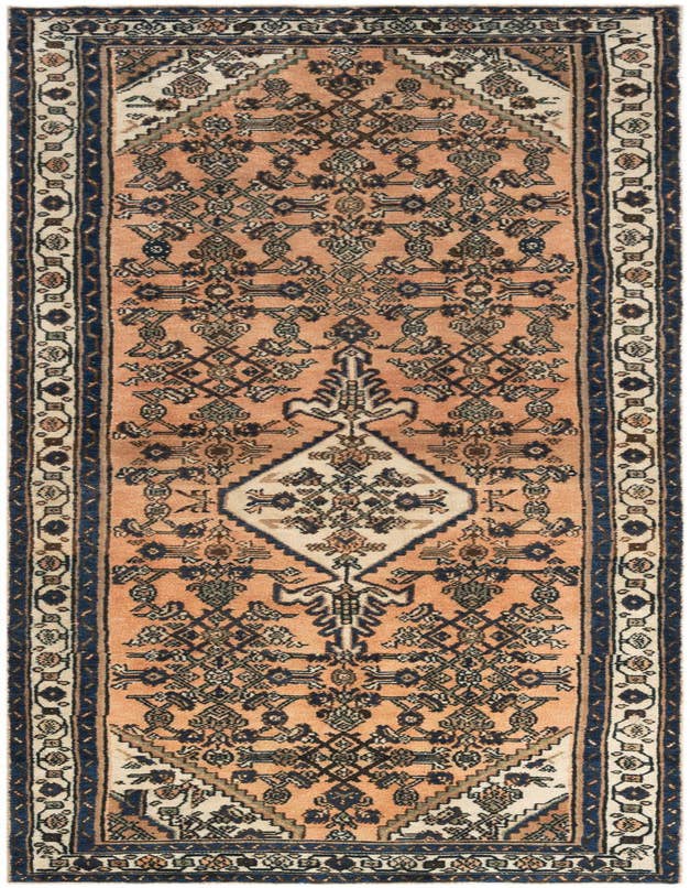 Detail image of 3' 6 x 11' 10 Hamedan Runner Rug