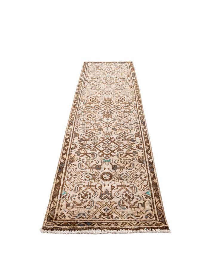 1' 10 x 7' 1 Hand Knotted Hamedan Runner Rug