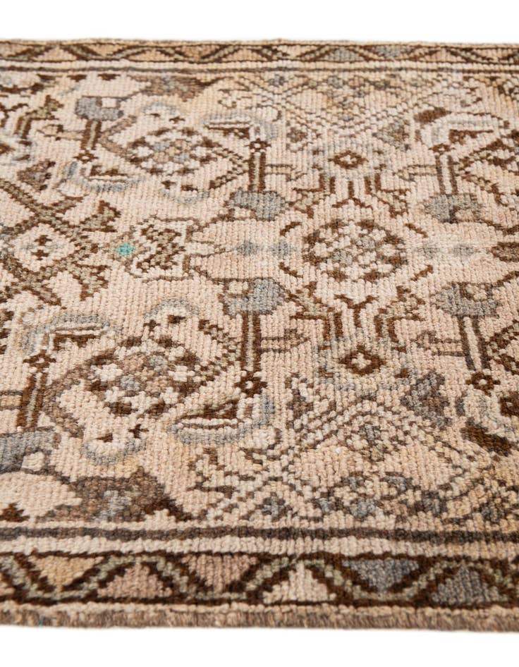 Detail image of 1' 10 x 7' 1  Hand Knotted Hamedan Runner Rug