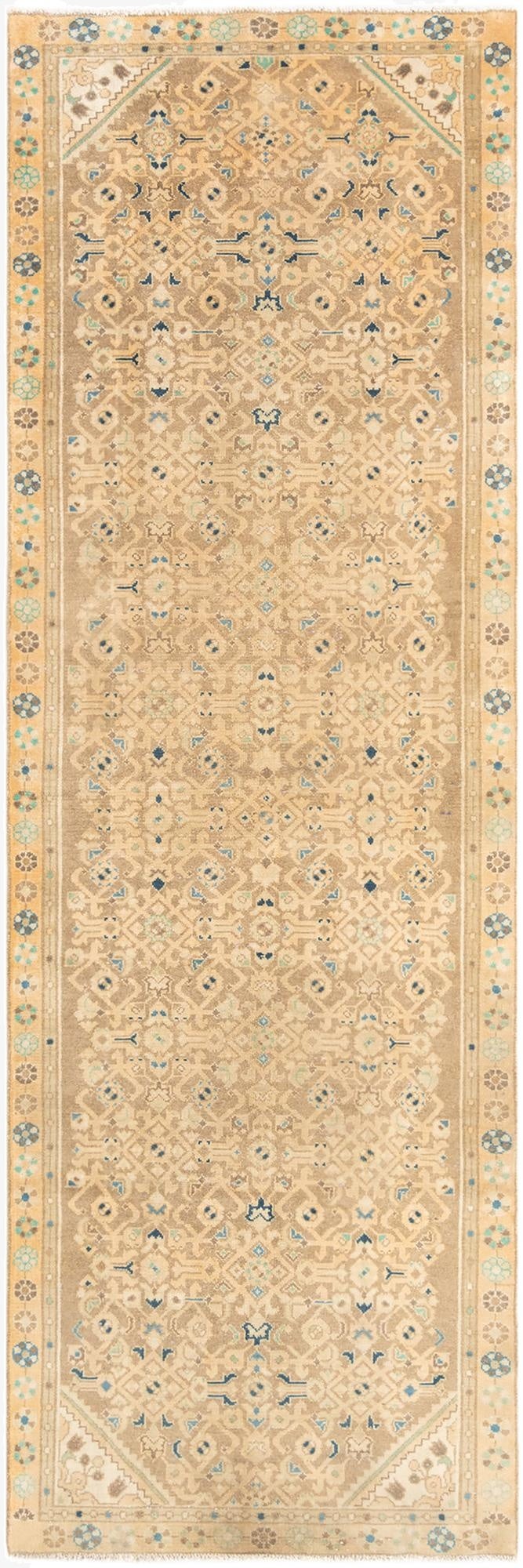 3' 1 x 9' 9 Hamedan Runner Rug