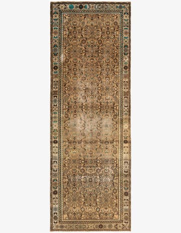 3' 7 x 9' 11 Hamedan Runner Rug