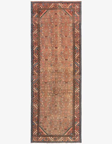 3' 6 x 10' Hamedan Wool Runner Rug