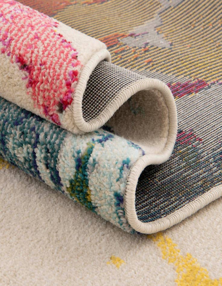 Detail image of 2' 2 x 6' 9 Washable Hyacinth Runner Rug
