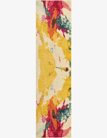 2' 7 x 10' Washable Hyacinth Runner Rug