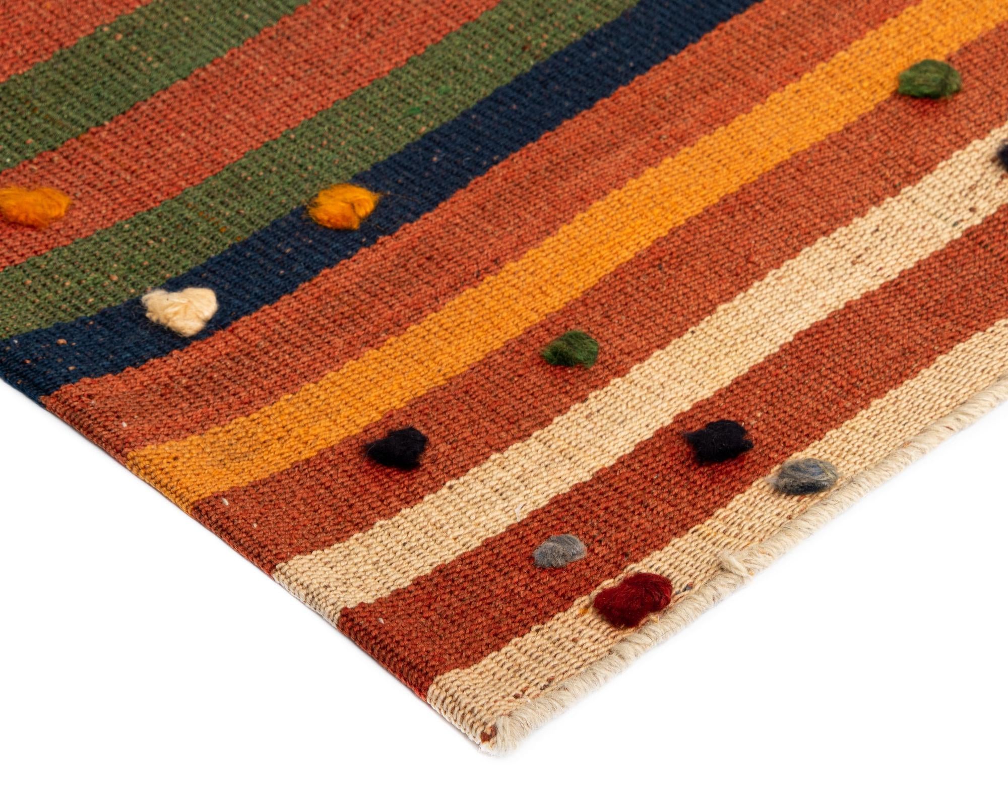 5' 6 x 11' 5 Jajim Wool Runner Rug