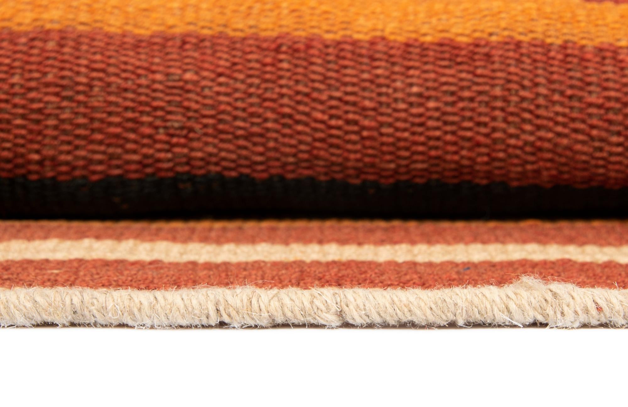 5' 6 x 11' 5 Jajim Wool Runner Rug