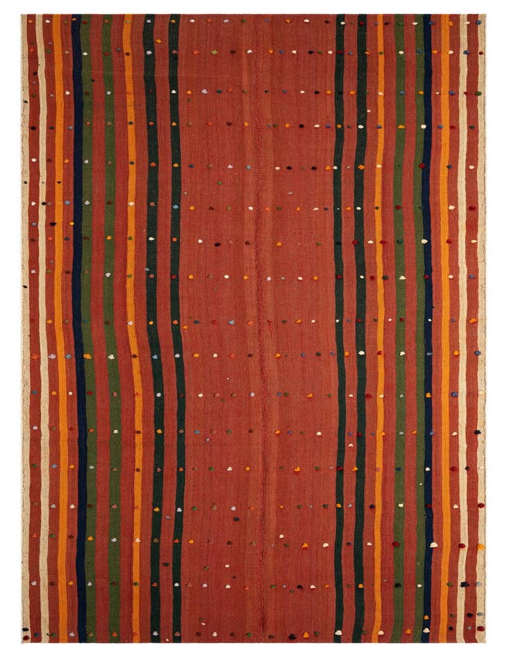Detail image of 5' 6 x 11' 5 Jajim Wool Runner Rug