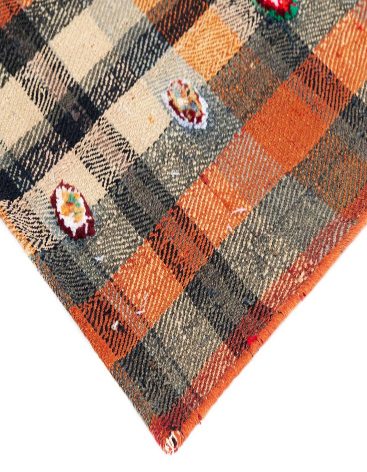 Detail image of 4' 6 x 8' 1 Jajim Wool Runner Rug