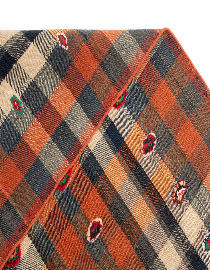 Detail image of 4' 6 x 8' 1 Jajim Wool Runner Rug