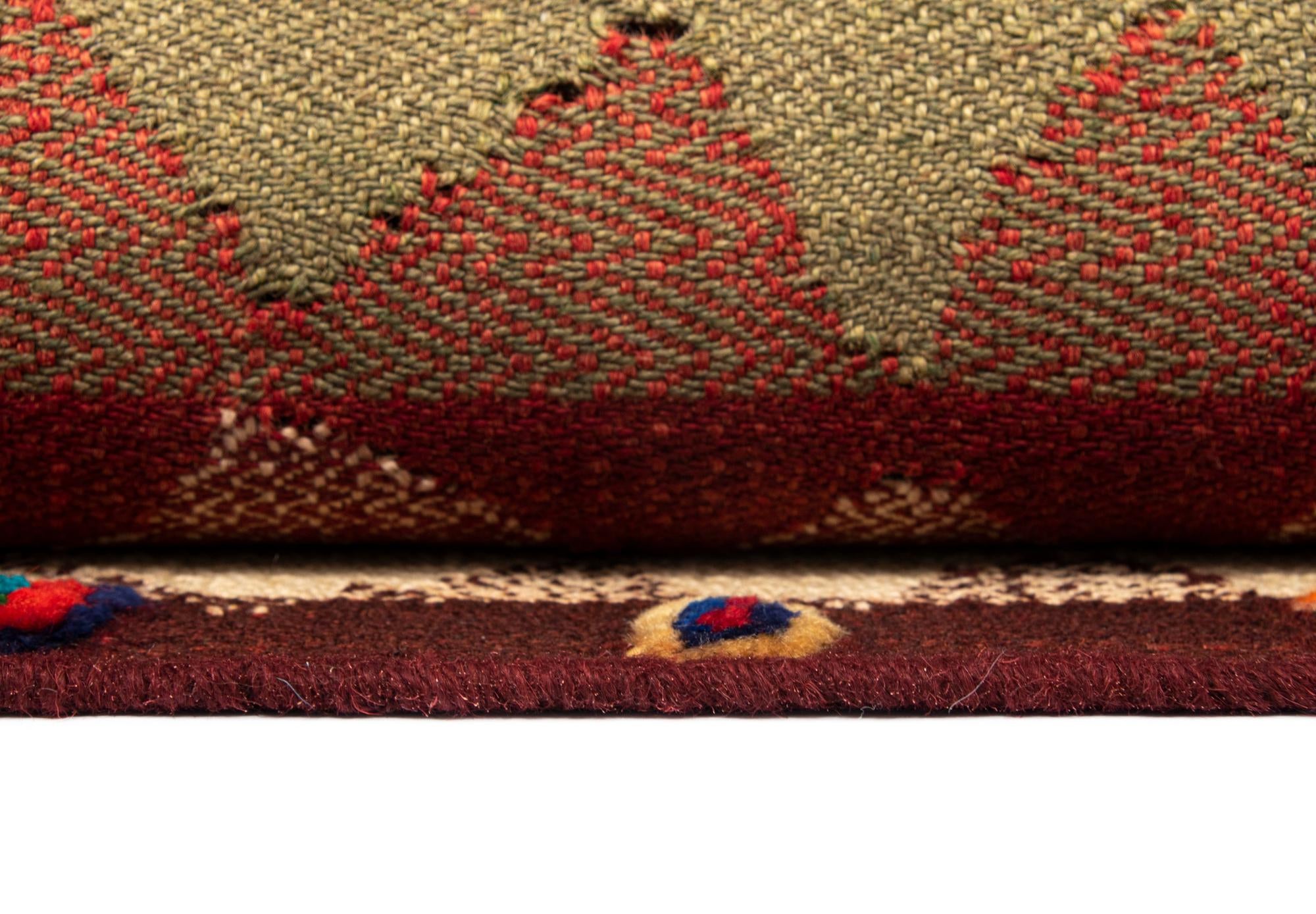 3' 10 x 8' 8 Jajim Wool Runner Rug