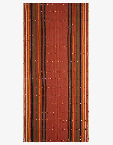 5' 6 x 11' 5 Jajim Wool Runner Rug