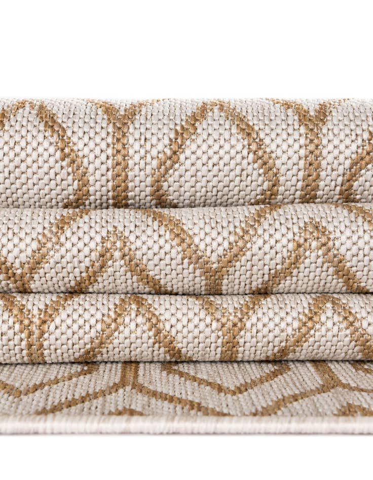 Detail image of 2' x 8' Easy-Clean Jill Zarin Turks and Caicos Indoor / Outdoor Runner Rug