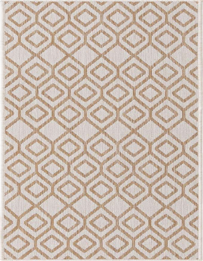 2' x 6' Easy-Clean Jill Zarin Turks and Caicos Indoor / Outdoor Runner Rug