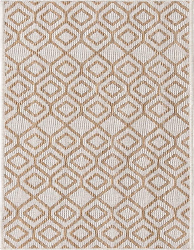 Detail image of 2' x 6' Easy-Clean Jill Zarin Turks and Caicos Indoor / Outdoor Runner Rug