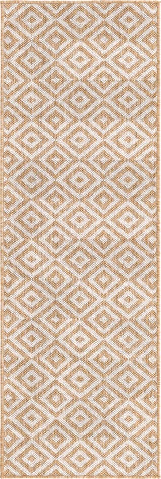 Detail image of 2' x 6' Easy-Clean Jill Zarin Costa Rica Indoor / Outdoor Runner Rug
