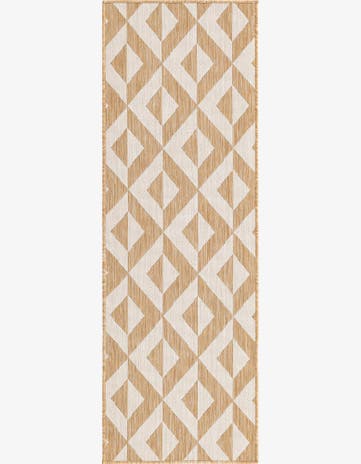 2' x 6' Easy-Clean Jill Zarin Napa Indoor / Outdoor Runner Rug