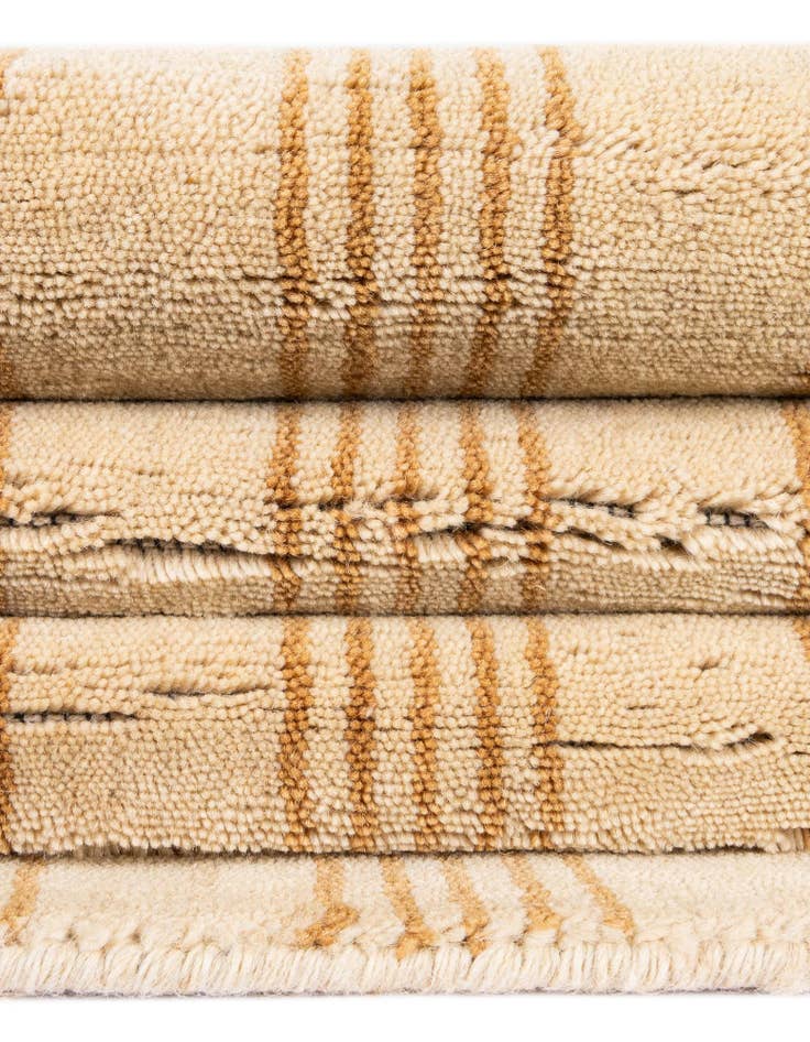 Detail image of 2' x 6' 1 Jill Zarin Striped Wool Runner Rug