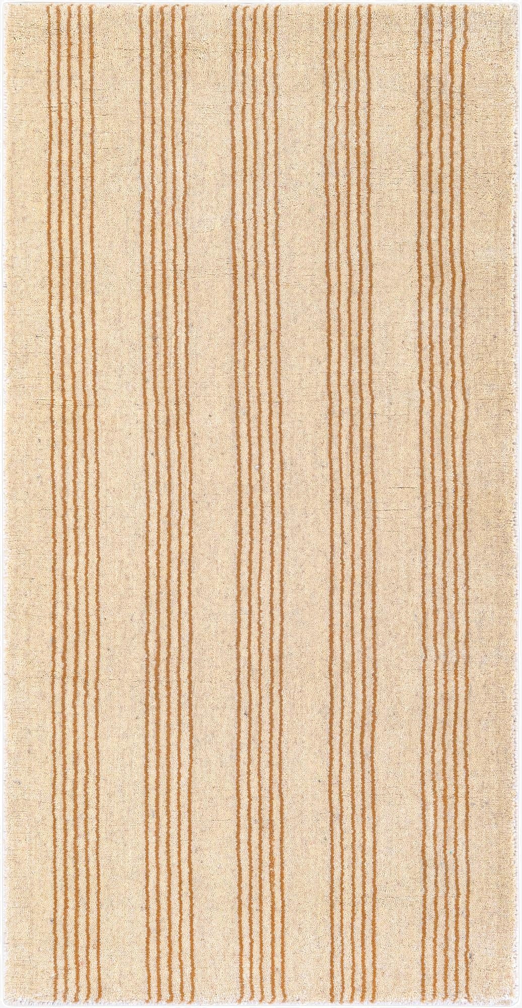 2' x 4' 1 Jill Zarin Striped Wool Runner Rug