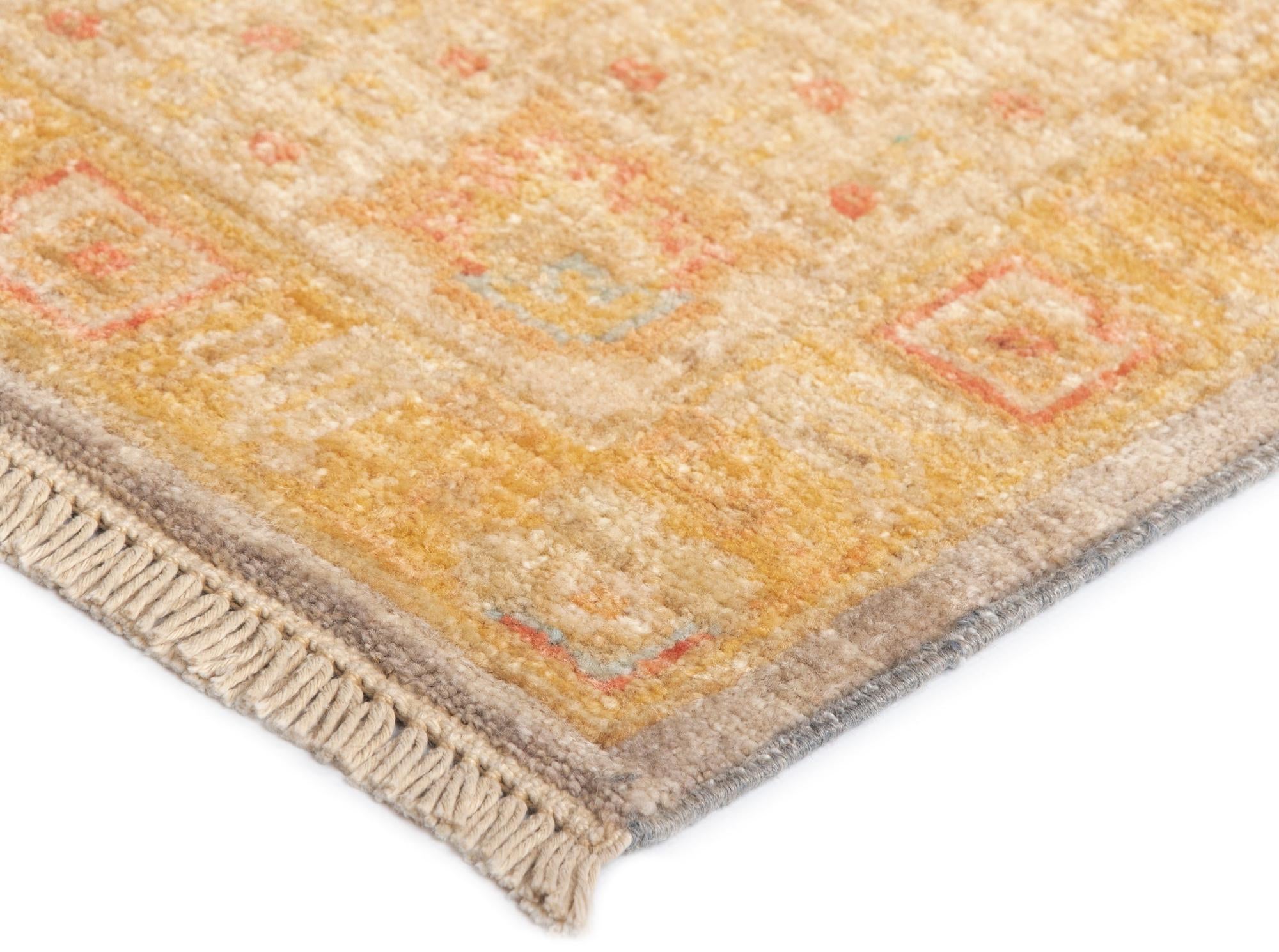 4' 8 x 11' 4 Kaizar Wool Runner Rug