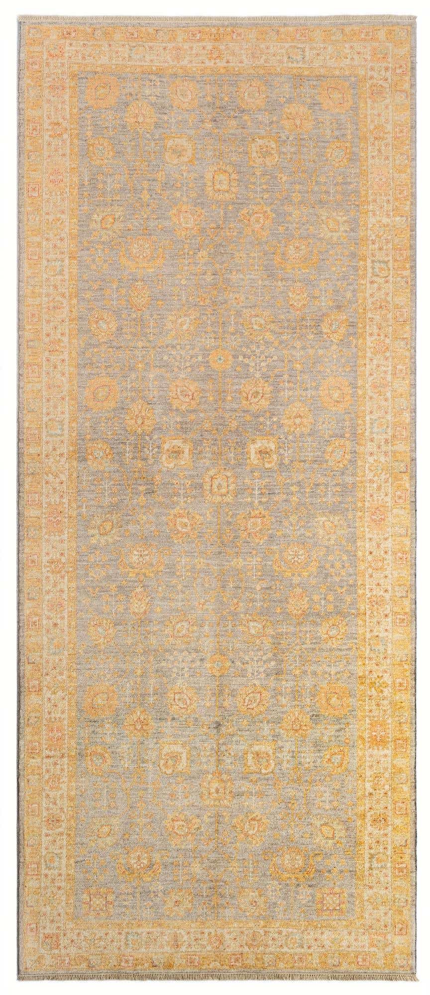 4' 8 x 11' 4 Kaizar Wool Runner Rug