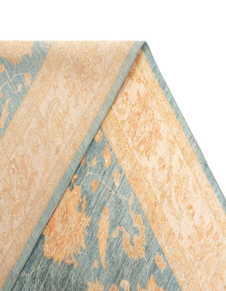 Detail image of 7' 10 x 16' 11 Kaizar Wool Runner Rug