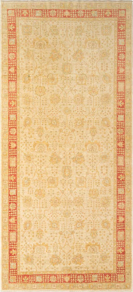 Detail image of 6' 7 x 14' 7 Kaizar Wool Runner Rug