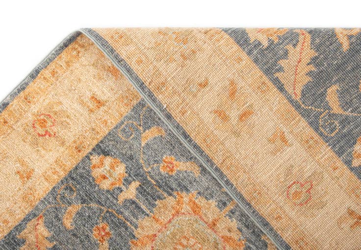 Detail image of 75cm x 685cm anudado a mano Kaizar Alfombra Lana Pasillera