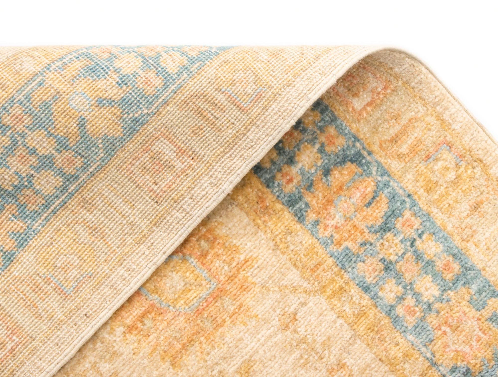 4' 8 x 14' 8 Kaizar Wool Runner Rug